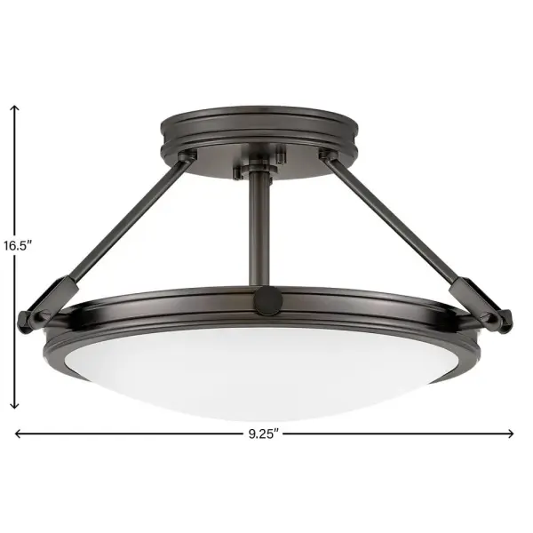 Medium Semi-Flush Mount - Image 2