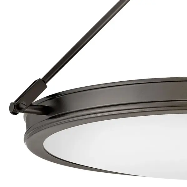 Collier LED Semi-Flush Mount in Black Oxide - Image 4