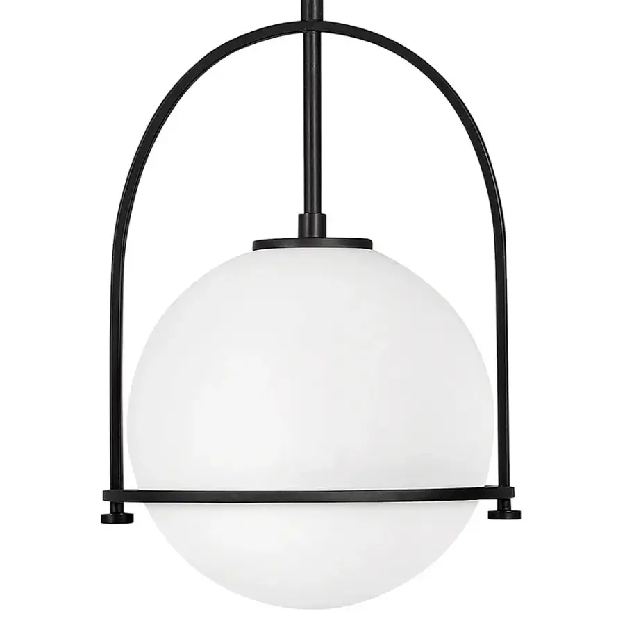 Somerset LED Pendant in Black - Image 3