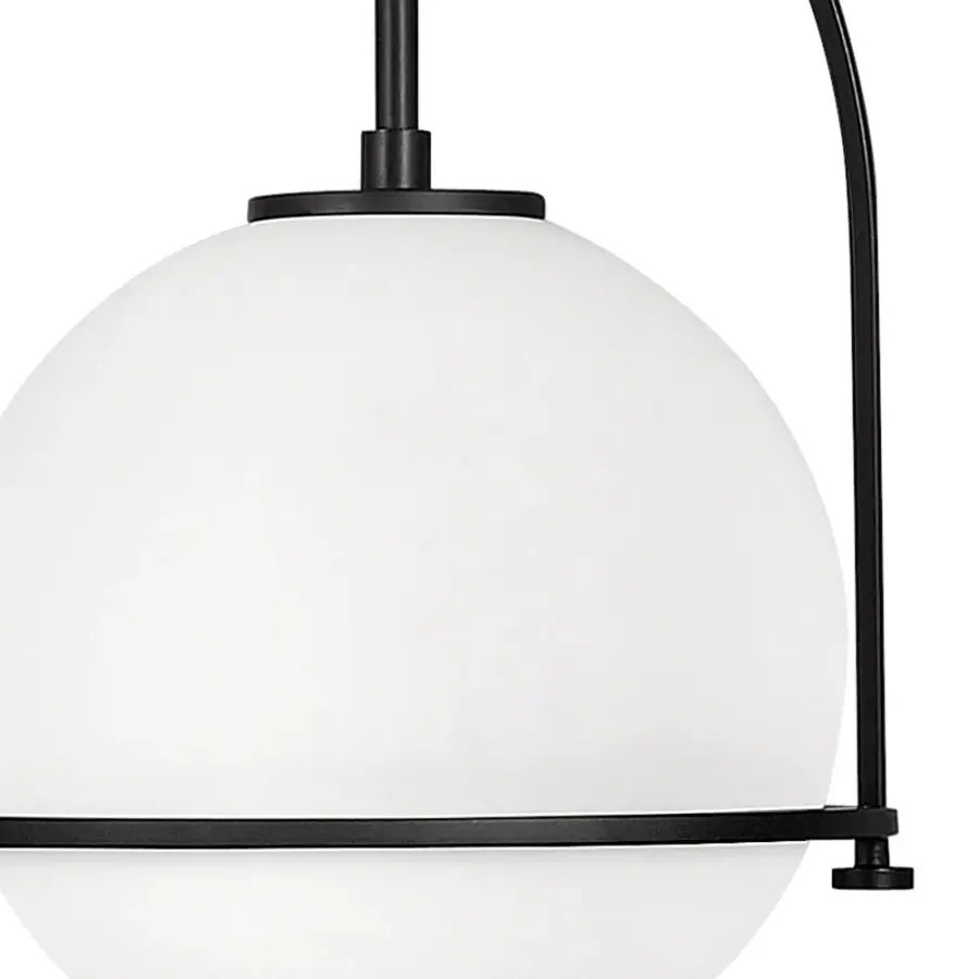 Somerset LED Pendant in Black - Image 4