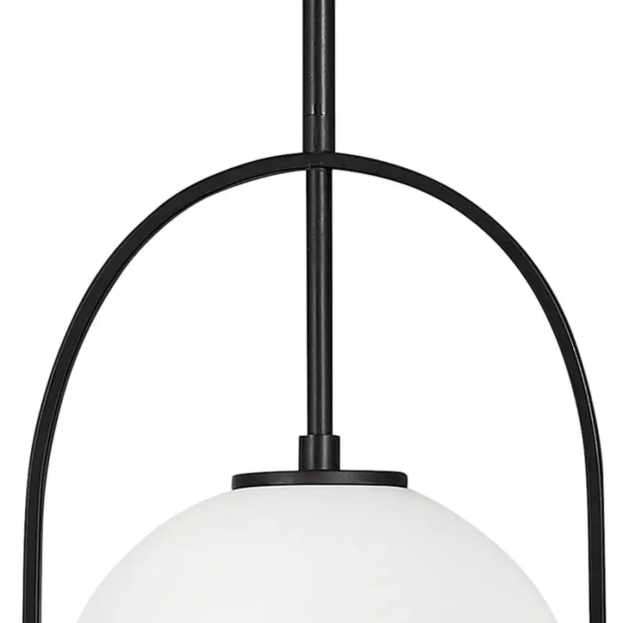 Somerset LED Pendant in Black - Image 5