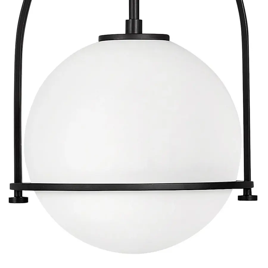 Somerset LED Pendant in Black - Image 6