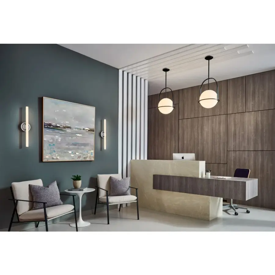 Somerset LED Pendant in Black - Image 9