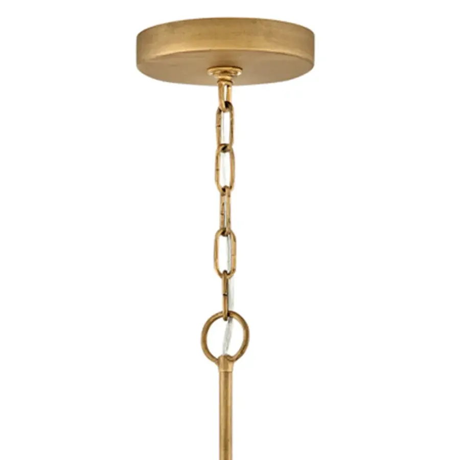 Raffi LED Chandelier in Burnished Gold - Image 4