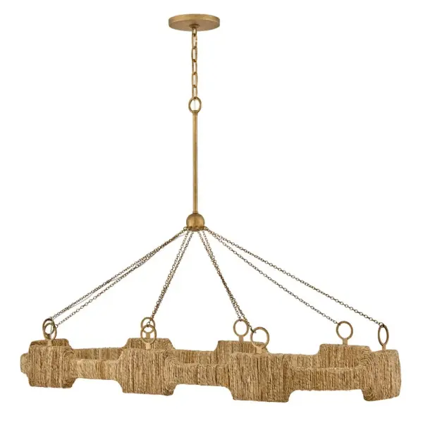 Raffi LED Linear Pendant in Burnished Gold - Image 4