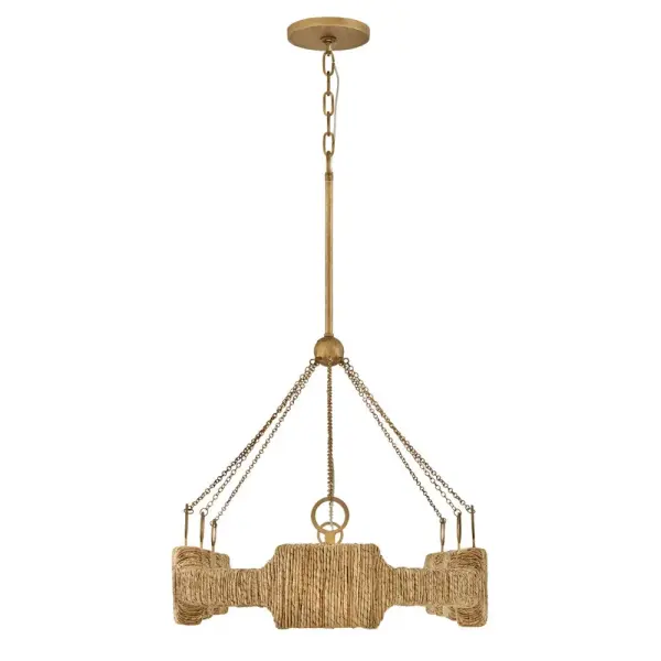 Raffi LED Linear Pendant in Burnished Gold - Image 7