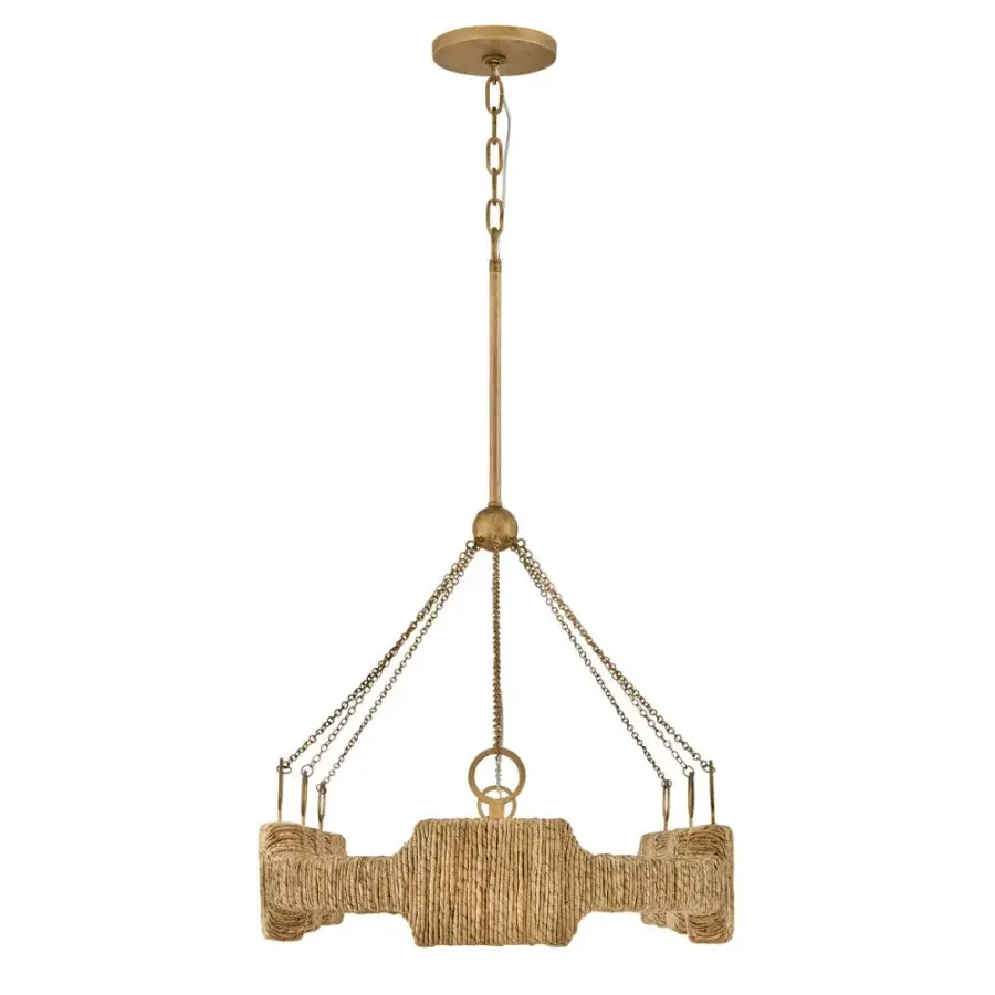 Raffi LED Linear Pendant in Burnished Gold - Image 7