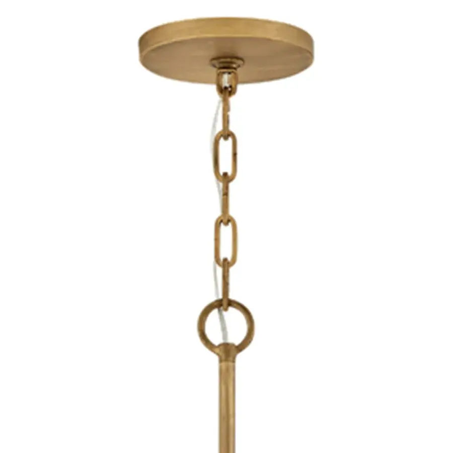 Raffi LED Linear Pendant in Burnished Gold - Image 10