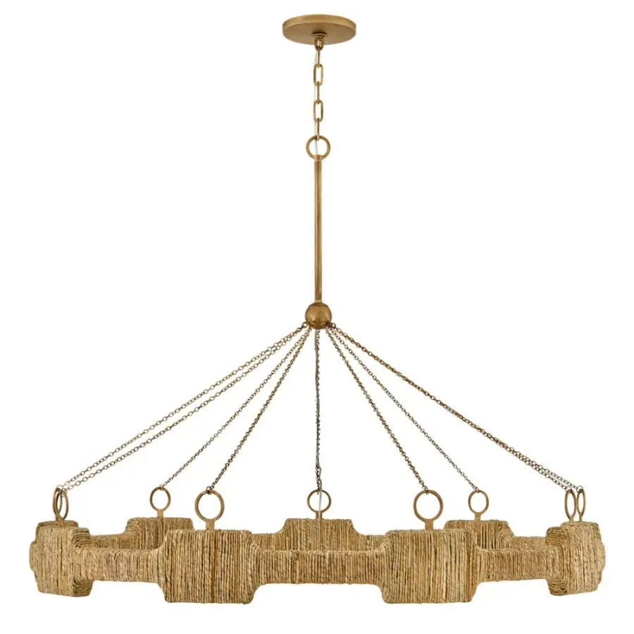 Raffi LED Chandelier in Burnished Gold - Image 2