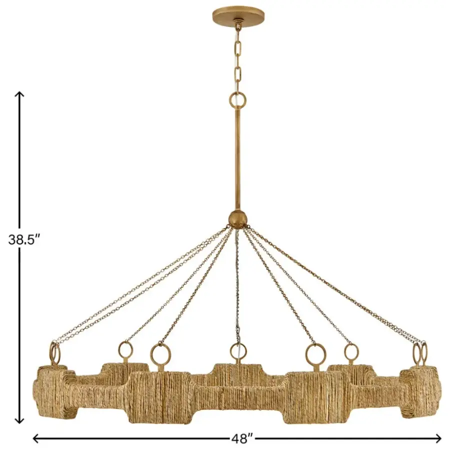Raffi LED Chandelier in Burnished Gold - Image 11