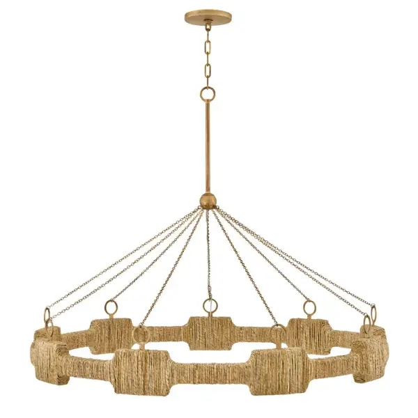 Raffi LED Chandelier in Burnished Gold - Image 3