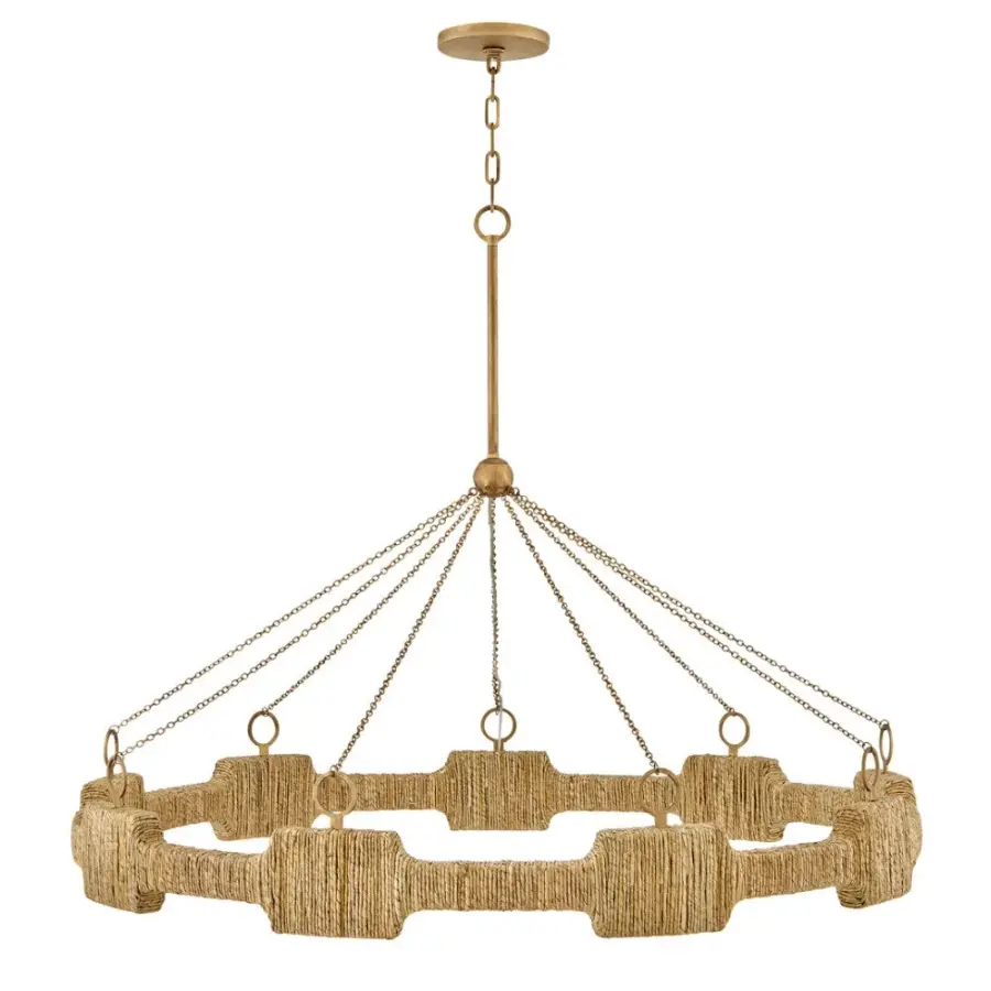 Raffi LED Chandelier in Burnished Gold - Image 3