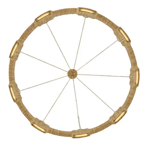 Raffi LED Chandelier in Burnished Gold - Image 4