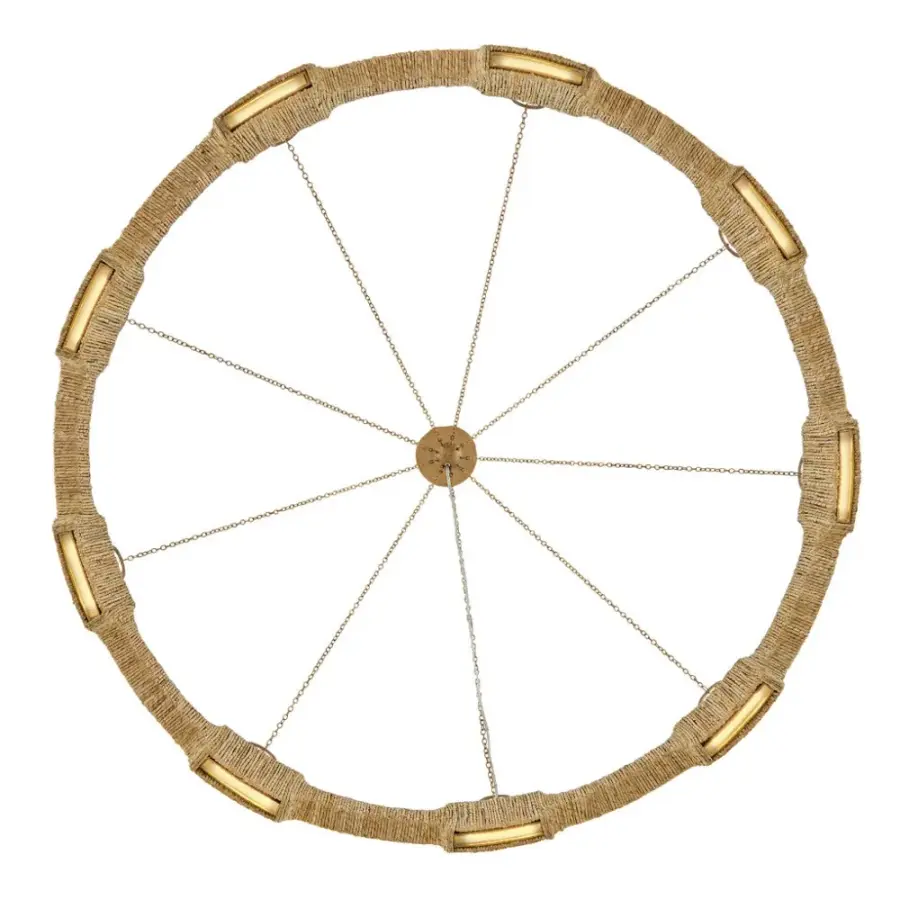 Raffi LED Chandelier in Burnished Gold - Image 4