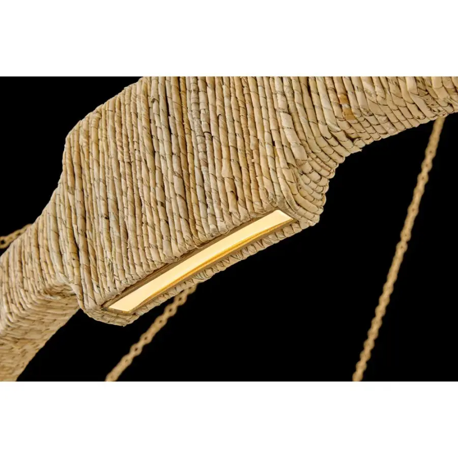 Raffi LED Chandelier in Burnished Gold - Image 7