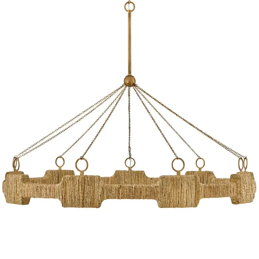 Raffi LED Chandelier in Burnished Gold - Image 8