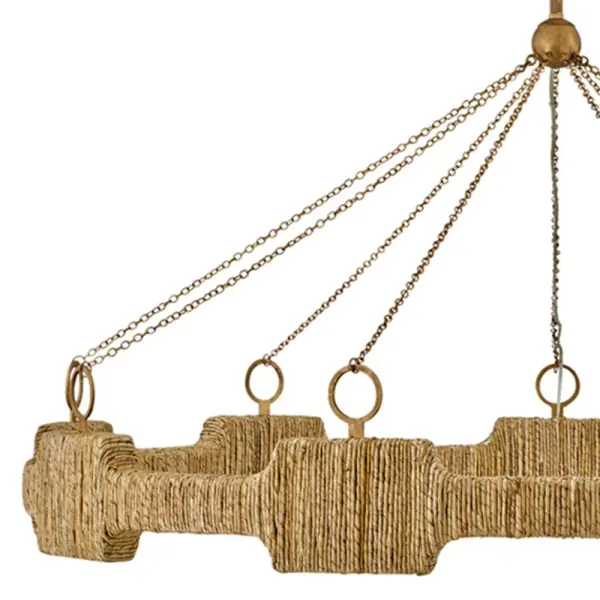 Raffi LED Chandelier in Burnished Gold - Image 9