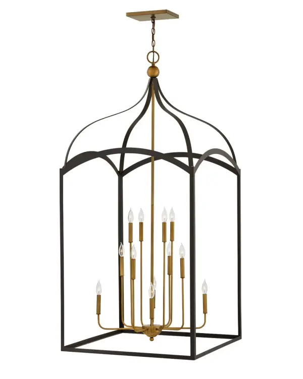 Double XL Three Tier Open Frame Chandelier