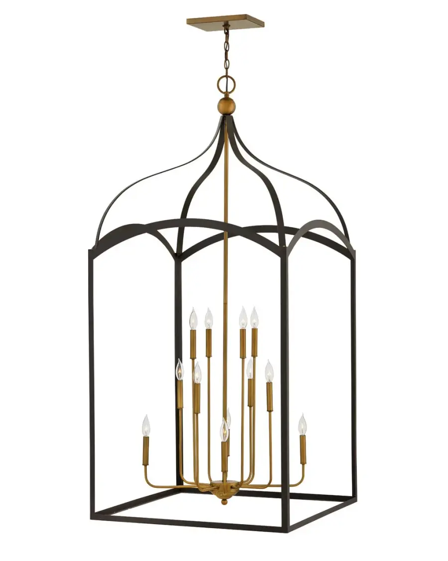 Double XL Three Tier Open Frame Chandelier