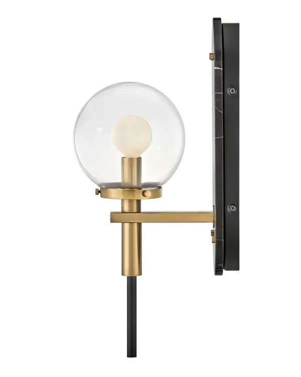 Gilda LED Wall Sconce in Black - Image 4