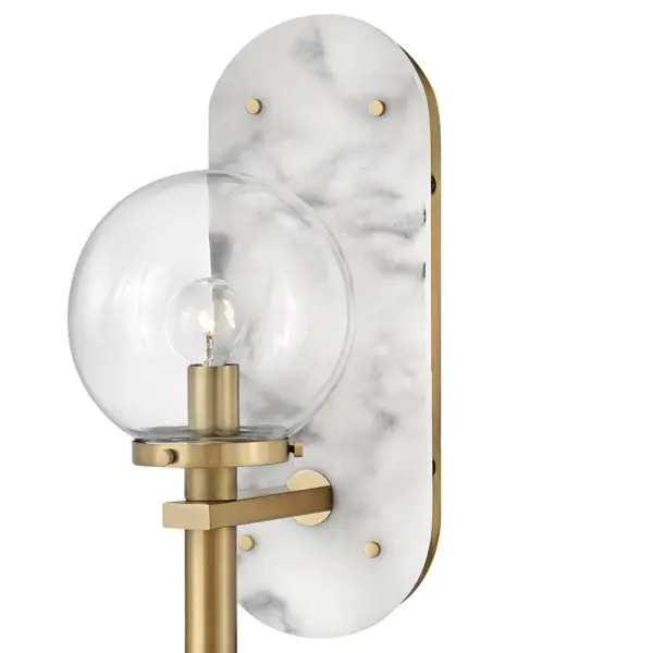 Gilda LED Wall Sconce in Heritage Brass - Image 4