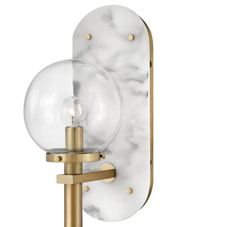 Gilda LED Wall Sconce in Heritage Brass - Image 4