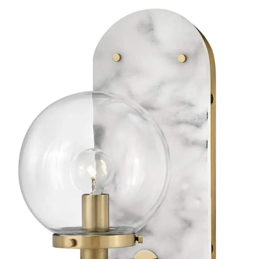 Gilda LED Wall Sconce in Heritage Brass - Image 5