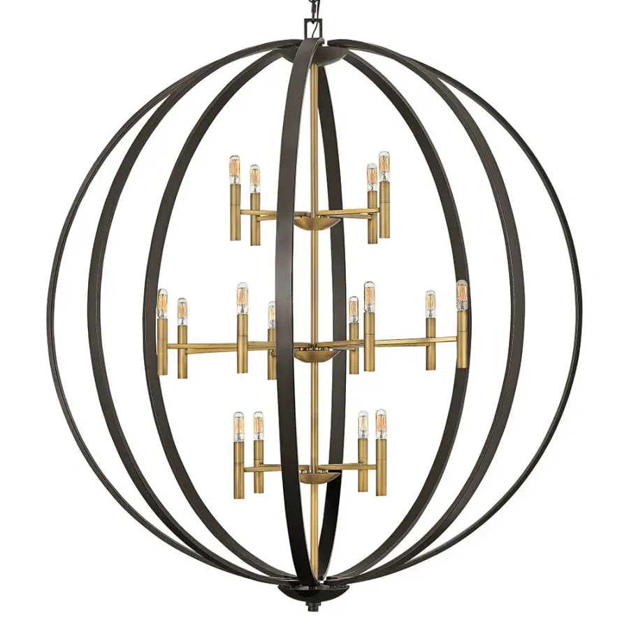 Euclid LED Chandelier in Spanish Bronze - Image 2