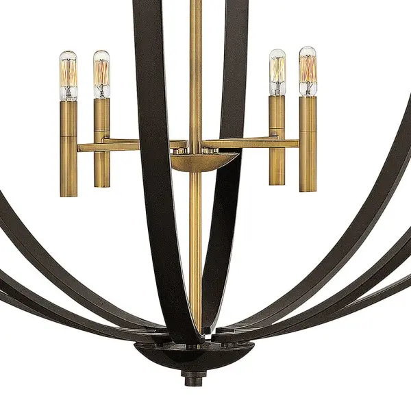 Euclid LED Chandelier in Spanish Bronze - Image 3