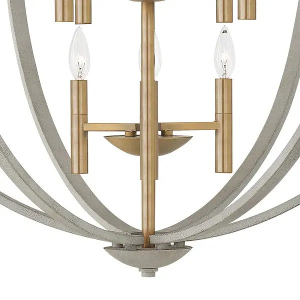 Euclid is a unique style that defies trends. Blending traditional warmth and contemporary flair, its bold proportions and rich two-tone finish create a stunning silhouette. - alternate view