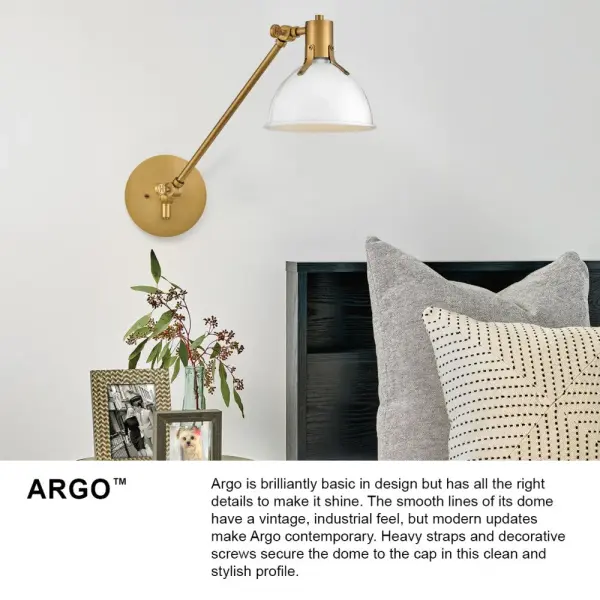 Medium Swing Arm Single Light Sconce - Image 10