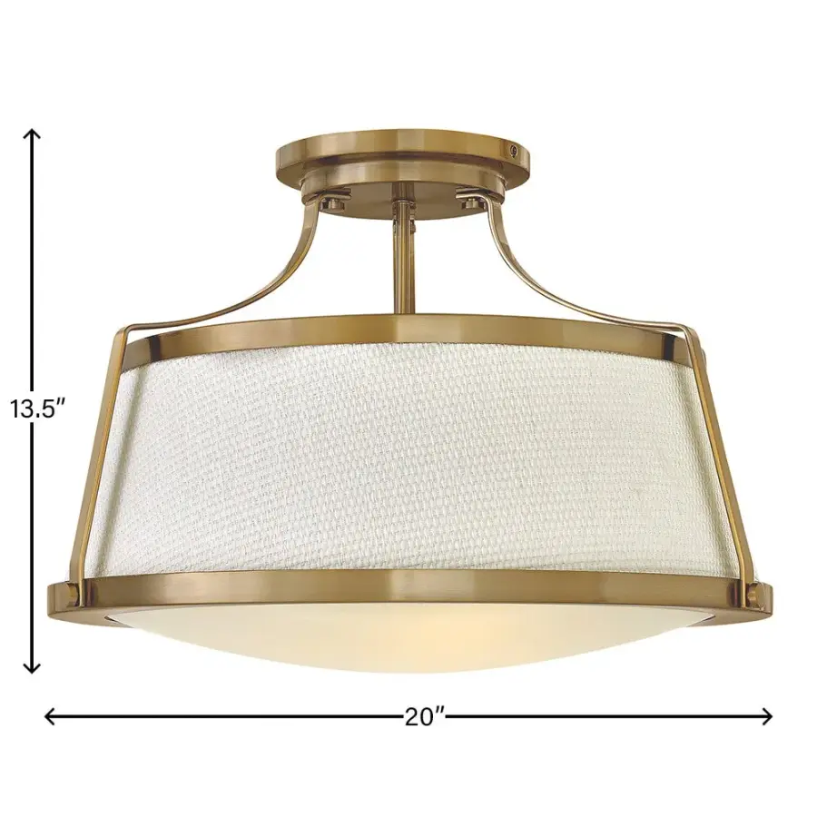 Medium Semi-Flush Mount - Image 2