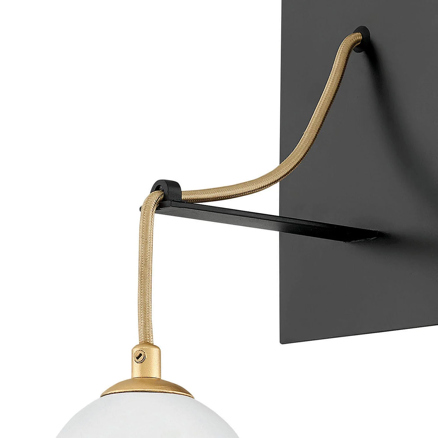 Nula LED Wall Sconce in Shell White