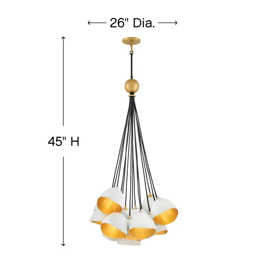 Medium Single Tier Chandelier - Image 5