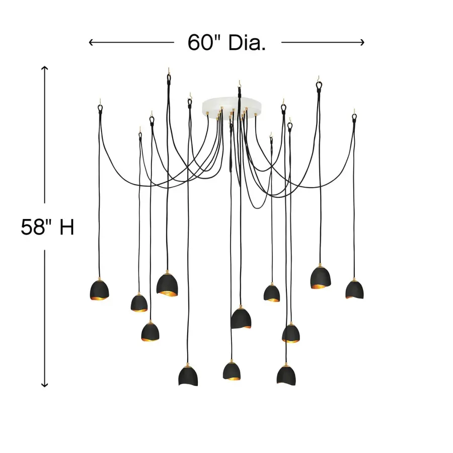 Large Multi Tier Pendant - Image 2