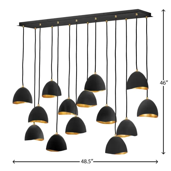 Medium Fourteen Light Linear - Image 2