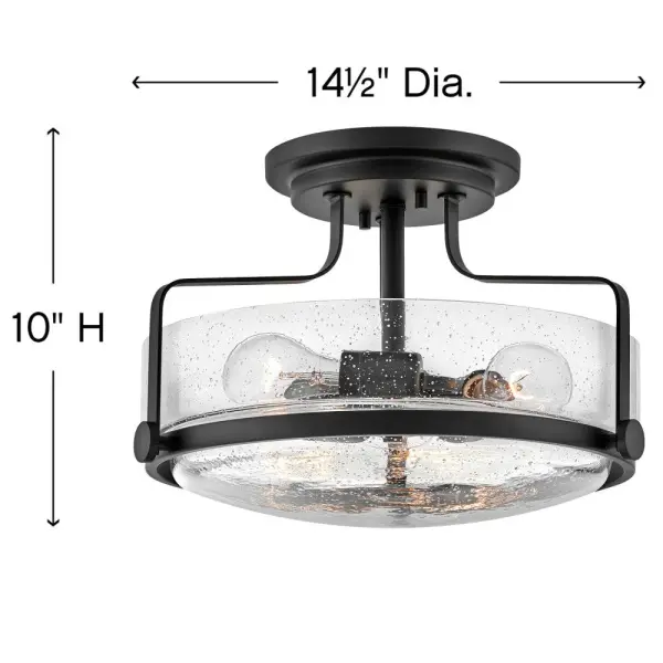 Medium Semi-Flush Mount - Image 4