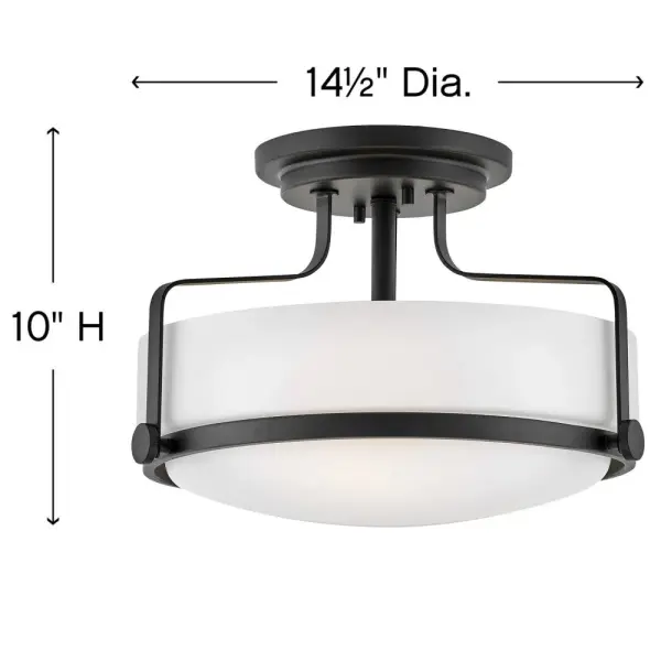 Medium Semi-Flush Mount - Image 4