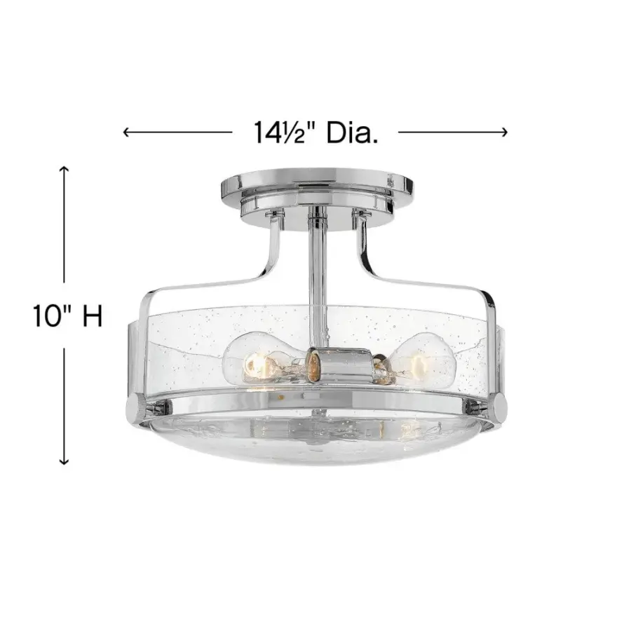 Medium Semi-Flush Mount - Image 2