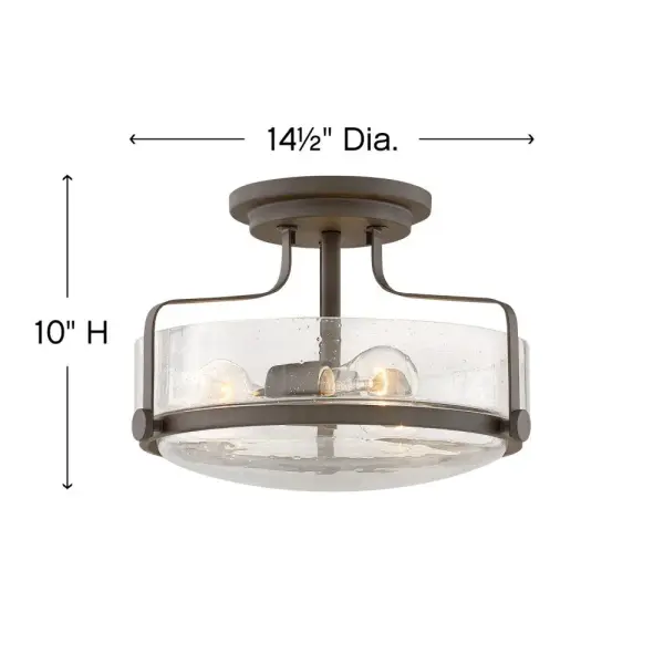 Medium Semi-Flush Mount - Image 2