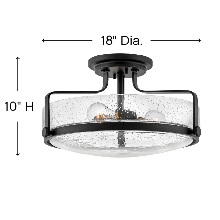 Medium Semi-Flush Mount - Image 4