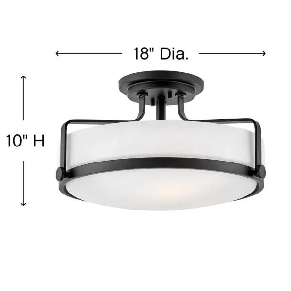 Medium Semi-Flush Mount - Image 4