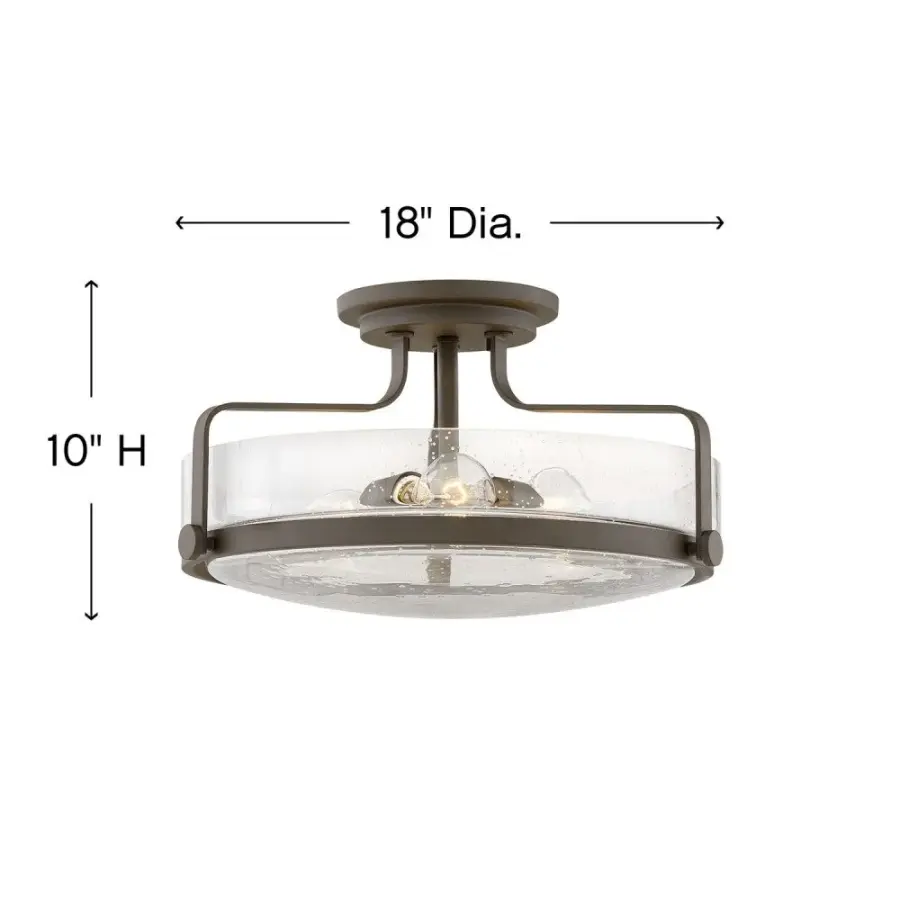 Medium Semi-Flush Mount - Image 2