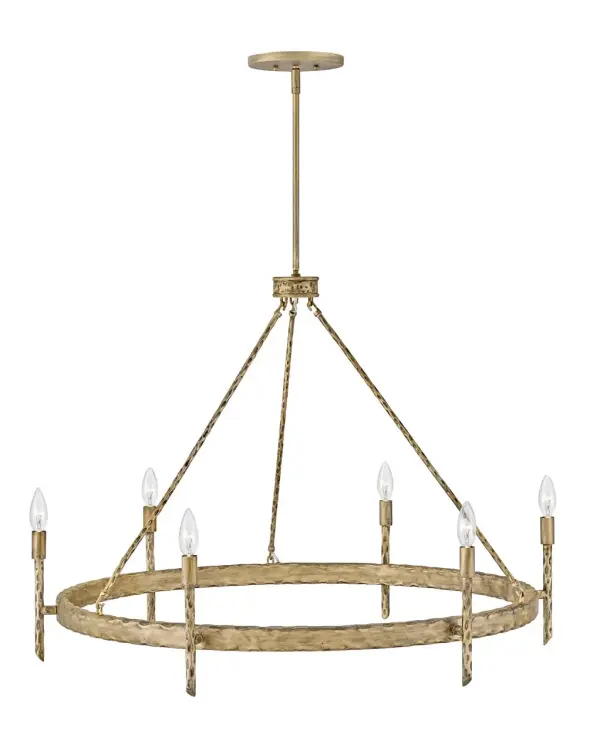 Large Single Tier Chandelier - Image 1