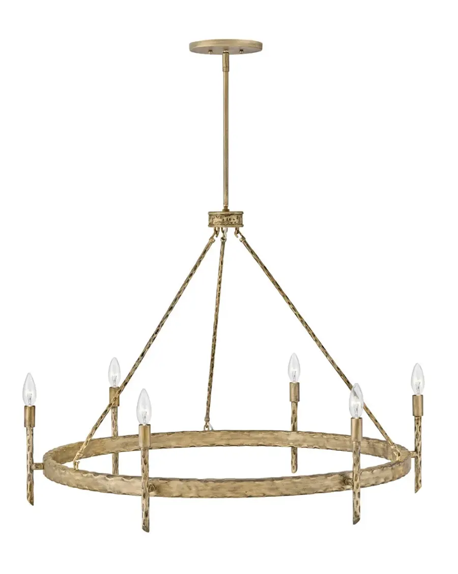 Large Single Tier Chandelier - Image 1