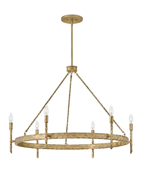 Large Single Tier Chandelier - Image 3