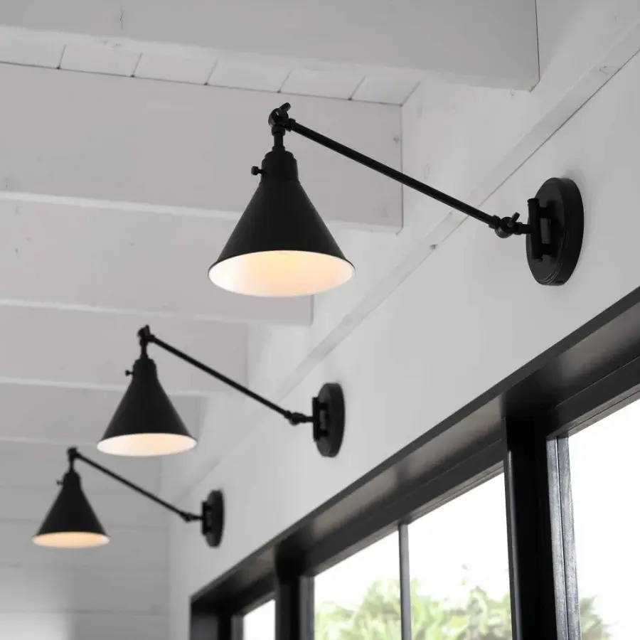 Medium Swing Arm Single Light Sconce - Image 9