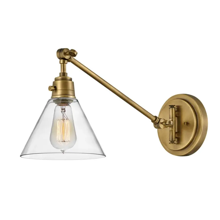Medium Swing Arm Single Light Sconce - Image 1