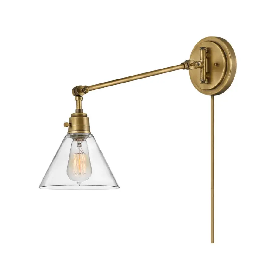 Medium Swing Arm Single Light Sconce - Image 4