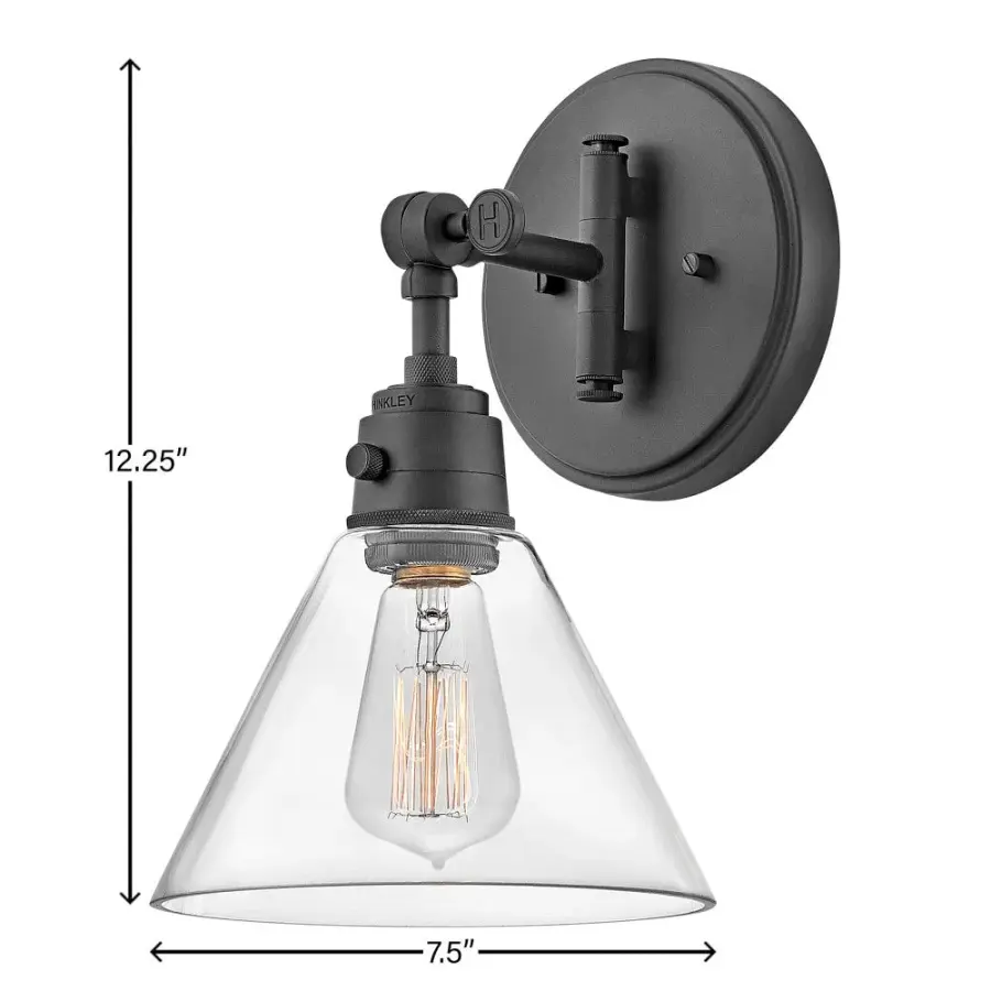 Medium Swing Arm Single Light Sconce - Image 2